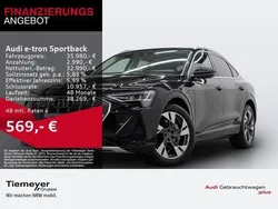 Schwarz Gebraucht 2021 Audi e-tron Sportback S-Line SUV | 35.980 € (Fairer Preis)