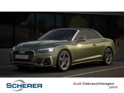 Distriktgrün metallic Gebraucht 2024 Audi A5 Cabriolet S-Line Cabrio | 51.790 € (Superpreis)