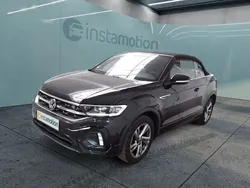 Schwarz Gebraucht 2024 VW T-Roc Cabriolet R-line Cabrio | 33.154 € (Fairer Preis)