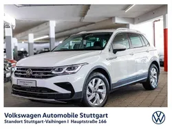 Pure white Gebraucht 2022 VW Tiguan Elegance SUV | 26.930 € (Superpreis)