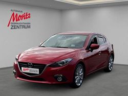 Rubinrot metallic (metallic) Gebraucht 2015 Mazda 3 Sports-Line Limousine | 14.490 € (Fairer Preis)