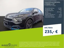 Perlaneraschwarz (metallic) Gebraucht 2022 Citroën e-C4 Shine Limousine | 19.990 € (Guter Preis)