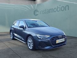 Grau Gebraucht 2024 Audi A3 Sportback S-Line Limousine | 34.490 € (Guter Preis)
