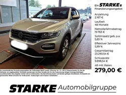 Silber Gebraucht 2021 VW T-Roc Cabriolet Style Cabrio | 21.930 € (Fairer Preis)