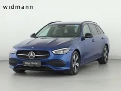 Metalliclack spektralblau Gebraucht 2023 Mercedes C200 Avantgarde Kombi | 28.850 € (Guter Preis)