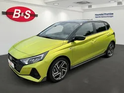 Lucid lime/ phantom black / met Gebraucht 2025 Hyundai i20 N Line Limousine | 24.990 € (Etwas zu teuer)