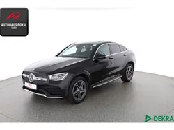Schwarz (metallic) Gebraucht 2022 Mercedes GLC220 AMG Coupé | 47.879 € (Etwas zu teuer)