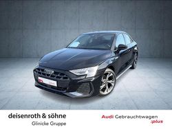 Mythosschwarz metallic Gebraucht 2025 Audi A3 S-Line Limousine | 32.930 €