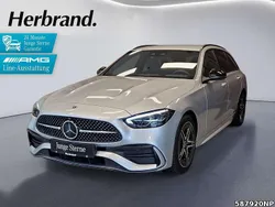 Metalliclack hightechsilber Gebraucht 2024 Mercedes C300 Advanced Kombi | 44.890 € (Fairer Preis)