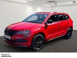 Rot Gebraucht 2020 Skoda Karoq SportLine SUV | 22.950 € (Superpreis)