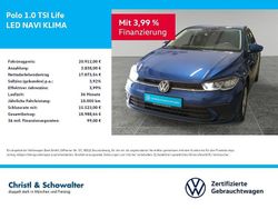 Reef blue metallic Gebraucht 2024 VW Polo Life Kleinwagen | 20.912 € (Fairer Preis)