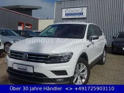 Pure white Gebraucht 2020 VW Tiguan Allspace Highline SUV | 22.795 € (Guter Preis)