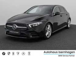 Kosmosschwarz schwarz Gebraucht 2018 Mercedes A250 AMG line Limousine | 19.999 € (Superpreis)