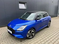 Frontier blue / super black Gebraucht 2024 Suzuki Swift Comfort+ Limousine | 19.880 € (Etwas zu teuer)