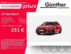 Rot Gebraucht 2024 Audi A3 Sportback S-Line Limousine | 34.168 € (Fairer Preis)