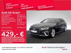Mythosschwarz metallic Gebraucht 2024 Audi A4 S-Line Kombi | 36.163 € (Fairer Preis)