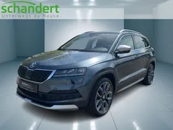 Quarzgrau metallic Gebraucht 2022 Skoda Karoq Scout 4x4 SUV | 33.450 € (Fairer Preis)