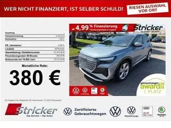 Geysirblau metallic Gebraucht 2023 Audi Q4 e-tron S-Line SUV | 31.949 € (Superpreis)