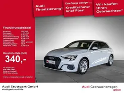 Gletscherweiß metallic Gebraucht 2021 Audi A3 Sportback Limousine | 22.920 € (Guter Preis)