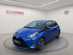 Titanblau metallic, mysticschw Gebraucht 2019 Toyota Yaris Hybrid Basis Kleinwagen | 15.650 € (Fairer Preis)