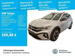 Reflexsilber metallic/schwarz Gebraucht 2025 VW Taigo R-line SUV | 27.980 € (Fairer Preis)