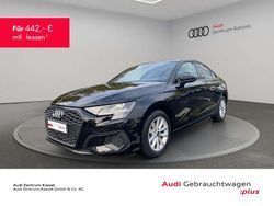 Schwarz (brillantschwarz) Gebraucht 2023 Audi A3 Basis Limousine | 24.991 € (Fairer Preis)