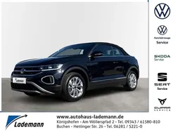 Schwarz Gebraucht 2023 VW T-Roc Cabriolet Style Cabrio | 30.786 € (Guter Preis)