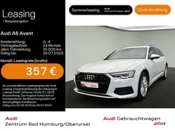 Gletscherweiß metallic Gebraucht 2024 Audi A6 Advanced Plus Kombi | 45.290 €