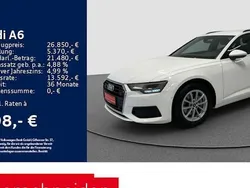 Weiss Gebraucht 2022 Audi A6 Business Kombi | 26.850 € (Guter Preis)