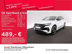 Gletscherweiß metallic Gebraucht 2022 Audi Q4 e-tron S-Line SUV | 40.393 € (Fairer Preis)