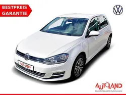Weiss Gebraucht 2016 VW Golf VII Allstar Limousine | 13.990 € (Guter Preis)
