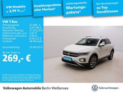 Pure white Gebraucht 2023 VW T-Roc Style SUV | 22.389 € (Superpreis)