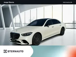 Designo kaschmirweiß magno Gebraucht 2021 Mercedes S580 AMG line Limousine | 92.820 € (Superpreis)