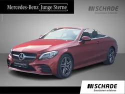 Rot Gebraucht 2021 Mercedes C200 AMG line Cabrio | 37.850 € (Fairer Preis)