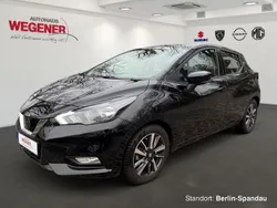 Schwarz Gebraucht 2021 Nissan Micra Acenta Kleinwagen | 14.990 € (Fairer Preis)