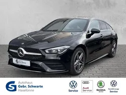 Kosmosschwarz metalliclack (metallic) Gebraucht 2019 Mercedes CLA220 Shooting Brake AMG Kombi | 28.690 € (Fairer Preis)