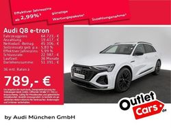 Gletscherweiß metallic Gebraucht 2023 Audi Q8 e-tron S-Line SUV | 65.481 € (Etwas zu teuer)