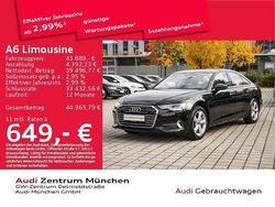 Mythosschwarz metallic Gebraucht 2023 Audi A6 Advanced Limousine | 43.889 € (Fairer Preis)