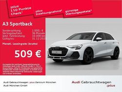 Gletscherweiß metallic Gebraucht 2025 Audi A3 Sportback e-tron S-Line Kleinwagen | 43.762 €