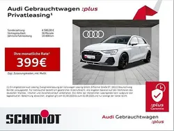 Weiß Gebraucht 2025 Audi A3 Sportback S-Line Limousine | 41.840 € (Fairer Preis)