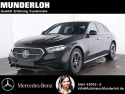 Metalliclack obsidianschwarz Gebraucht 2024 Mercedes E200 AMG line Limousine | 49.500 € (Guter Preis)