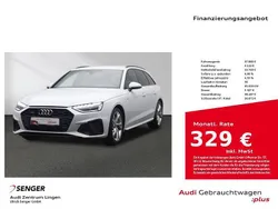 Gletscherweiß metallic Gebraucht 2023 Audi A4 S-Line Kombi | 37.880 € (Guter Preis)