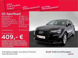 Mythosschwarz metallic Gebraucht 2023 Audi Q3 Sportback S-Line SUV | 34.869 € (Fairer Preis)