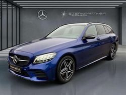 Brillantblau metallic Gebraucht 2019 Mercedes C180 AMG Kombi | 24.290 € (Fairer Preis)