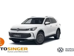 Oryxweiß perlmutteffekt Gebraucht 2024 VW Tiguan Elegance SUV | 44.460 € (Fairer Preis)