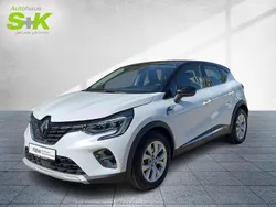 Perlmuttweiß, dach in blackpearlschwarz (weiß) Gebraucht 2021 Renault Captur Intens SUV | 17.980 € (Guter Preis)