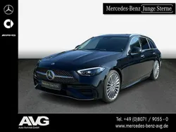 Lack obsidianschwarz Gebraucht 2024 Mercedes C220 Premium Kombi | 50.800 €
