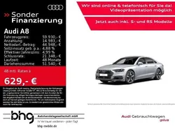 Florettsilber metallic Gebraucht 2021 Audi A8 Ambiente Limousine | 59.930 € (Fairer Preis)