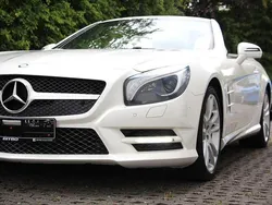Diamantweiß (designo) Gebraucht 2013 Mercedes SL500 AMG line Cabrio | 36.990 € (Superpreis)