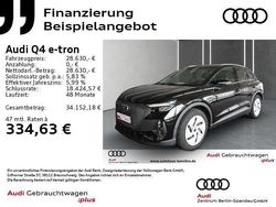 Mythosschwarz metallic Gebraucht 2022 Audi Q4 e-tron Comfort SUV | 28.630 € (Fairer Preis)